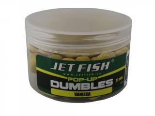 Jet Fish Fluoro pop-up dumbles 11mm : vanilka