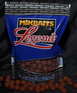 Mikbaits Legends boilie 1kg - BigB Broskev Black pepper 24mm