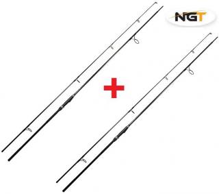 NGT Prut Dynamic Carp Black 12ft, 3lb AKCE 1+1 ZDARMA!