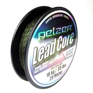 Olověnka Pelzer Lead Core 35 lb - 20m - Gravel/Green