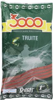 Sensas 3000 Truites červený (krmení pstruh) 800g