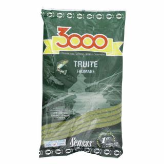 Sensas 3000 Truites Fromage - zelený (sýr - krmení pstruh) 800g