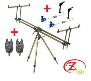 Zfish Tripod Select 3 Rods + 2x Hlásič NGT VX1 + 2x Swinger Extra Carp ZDARMA!