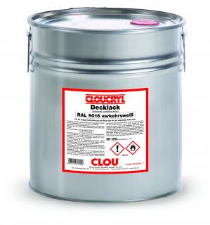 Barevný krycí lak CLOUCRYL, RAL 7035 světle šedá, 2,5 l (RAL 7035 světle šedá 2,5 l  Decklack)