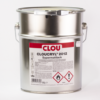 Bezbarvý lak CLOUCRYL, super matný, 5 l (CLOUCRYL 2012 supermatt, lak supermatný  5,0)