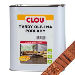 CLOU Fußboden-Hartöl tvrdý podlahový olej na dřevo teak 3 l (CLOU Fußboden-Hartöl 3,0 teak podlahový olej)