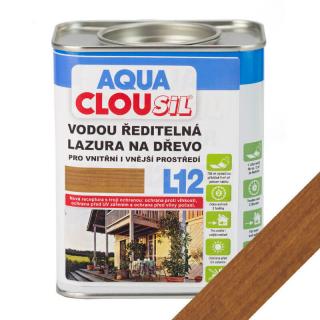 Dub - lazura na dřevo L12 vodou ředitelná, 2,5 l (L12 AQUA CLOUsil lazura na dřevo 2500 ml - dub)