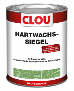 Hartwachs-Siegel, tvrdý vosk na schody, 5 litrů (tekutý tvrdý vosk na schody pro stříkání a válečkování, bezbarvý, 5 litrů)