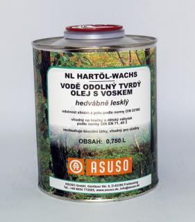Hedvábně lesklý olej s voskem ASUSO NL Hartöl-Wachs 3 l (ASUSO NL Hartöl-Wachs 3 l hedvábně lesklý olej s voskem)