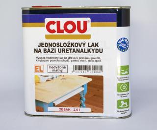 Jednosložkový zátěžový lak  EL Holz-Siegel, hedvábně matný, 2,5 l (EL Holz-Siegel SDMT 2,5 hedvábně matný lak zátěžový)