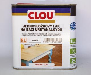 Jednosložkový zátěžový lak EL Holz-Siegel, lesklý, 2,5 l (EL Holz-Siegel GLZD 2,5 lesklý lak zátěžový)