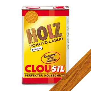 Kaštan - rozpouštědlová lazura na dřevo CLOUsil 5 l (Lazura na dřevo kaštan CLOUsil 5000 ml)