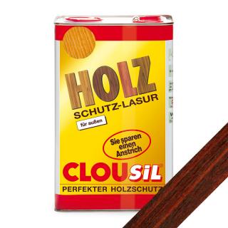 Mahagon - rozpouštědlová lazura na dřevo CLOUsil 5 l (Lazura na dřevo mahagon CLOUsil  5000 ml)