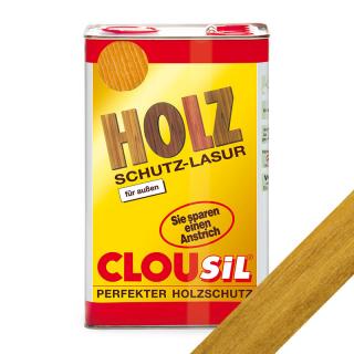 Ořech - rozpouštědlová lazura na dřevo CLOUsil 5 l (Lazura na dřevo ořech CLOUsil 5000 ml)