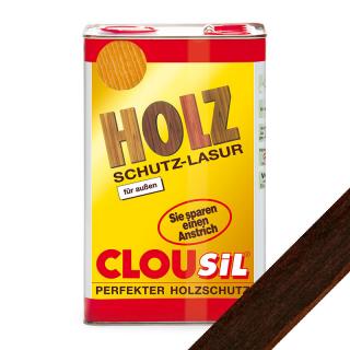 Palisandr - rozpouštědlová lazura na dřevo CLOUsil 5 l (Lazura na dřevo palisandr CLOUsil 5000 ml)