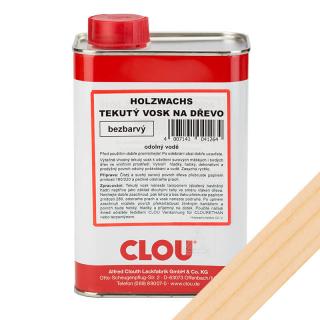 Tekutý vosk na dřevo W1 Holzwachs, bezbarvý, 1,0 l (Holzwachs bezbarvý, vosk, 1,0 l  farblos)