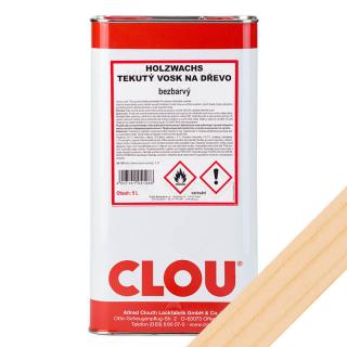 Tekutý vosk na dřevo W1 Holzwachs, bezbarvý, 5 l (Holzwachs bezbarvý, vosk, 5,0 l  farblos)