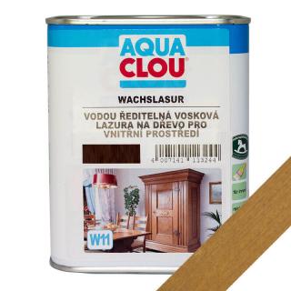 Vosková lazura na dřevo W11, světle hnědá 750 ml (W11 AQ Wachslasur 0.750 l světle hnědá vosková lazura)