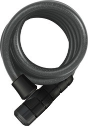 ABUS zámek spirálový (klíč) 180/12mm s držákem černý