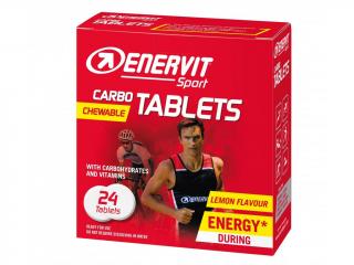 ENERVIT Carbo Tablets - 24 energetických tablet - citron
