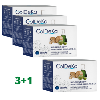 ColDeKa 3+1 ZDARMA - Vitamín A, D3, K2 a beta-D-glukan