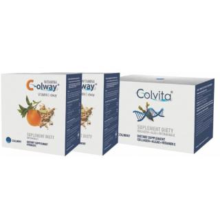 Sada Colvita 120 kapslí a 2x Vitamín C-olway