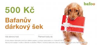 Bafanův elektronický dárkový šek 500 Kč