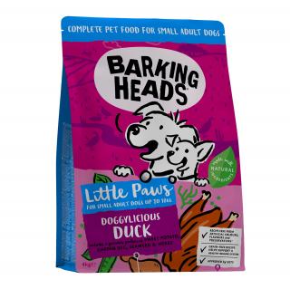 BARKING HEADS Little Paws Doggylicious Duck 4kg