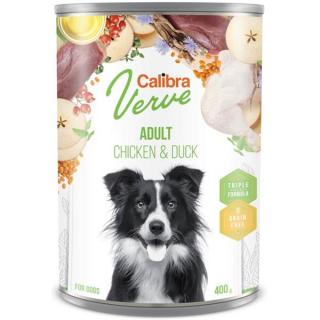 Calibra Dog Verve konzerva GF Adult Chicken & Duck 400 g