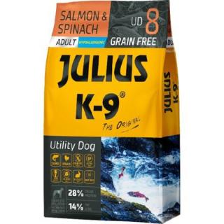 Julius K-9 Adult Salmon&Spinach 10kg Hmotnost krmení JULIUS: 10 kg