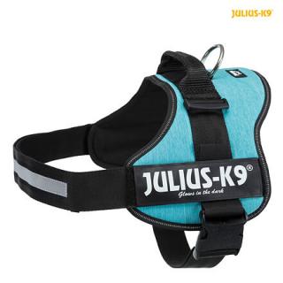 Julius-K9 silový postroj 3/XL 82-118 cm/50 mm - oceán