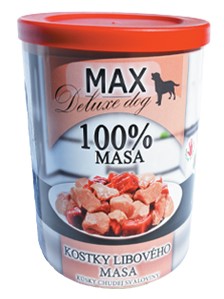 MAX deluxe kostky libové svaloviny 400g