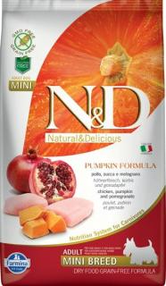 N&D Grain Free Dog Adult Mini Pumpkin Chick & Pomegranate 2,5 kg