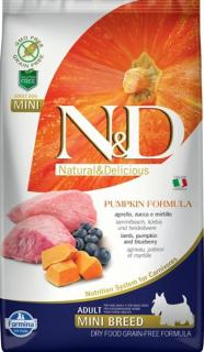 N&D Grain Free Dog Adult Mini Pumpkin Lamb & Blueberry 2,5 kg