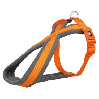 Nylonový postroj PREMIUM podšitý - papaya Velikost postroje PREMIUM TOURING: XXS-XS:hruď:26-38cm/10mm