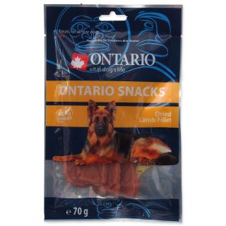 Snack ONTARIO Dog Dry Lamb Fillet - 70 g
