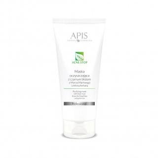 APIS Acne-Stop čistiaca maska s čiernym bahnom 200ml
