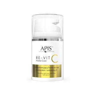 APIS RE-VIT C DOMÁCA STAROSTLIVOSŤ OBNOVUJÚCA NOČNÝ KRÉM S RETINOLOM A VITAMÍNOM C 50 ML