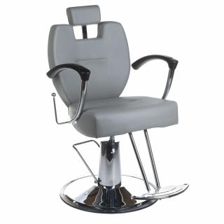 Barber kreslo HEKTOR BH-3208 svetlé šedé