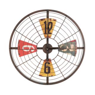 Dekoračné nástenné hodiny - ventilátor