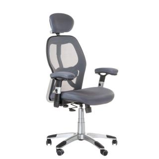 Ergonomická stolička orpoComfort BX-4144 - šedá