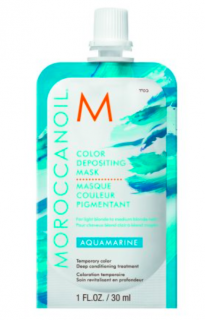 Moroccanoil Aquamarine Color Depositing Mask - tónující maska s modrým odleskom 30ml