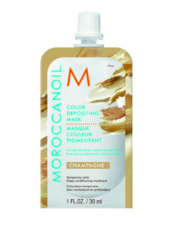 Moroccanoil Champagne Color Depositing Mask - tónující maska so zlatým odleskom 30ml