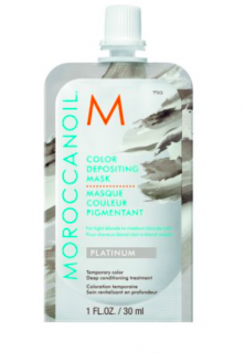 Moroccanoil Platinum Color Depositing Mask - tónující maska s platinovým odleskom 30ml