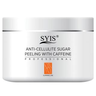SYIS Anticelulitídna cukrový peeling s kofeínom 500g