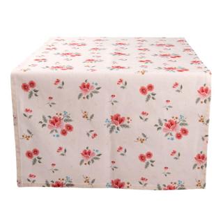 Bavlněný běhoun na stůl Little Rose 50x140 cm