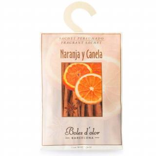 Boles d'olor - vonný sáček Naranja y Canela (Pomeranč a skořice) 90 ml
