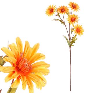 Chryzantéma, umělá květina, žlutá
