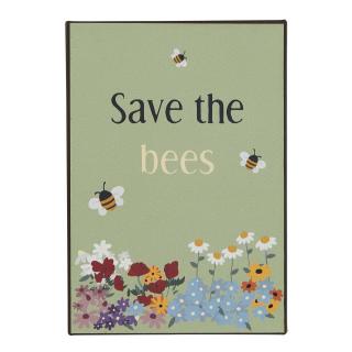 Ib Laursen - plechová cedulka Save the Bees