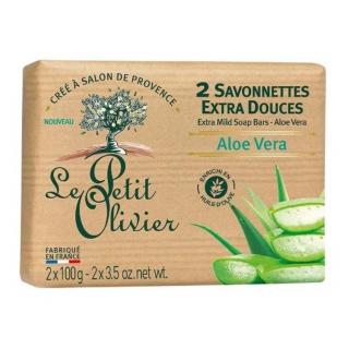 Le Petit Olivier - extra jemné mýdlo s aloe vera 2x100g